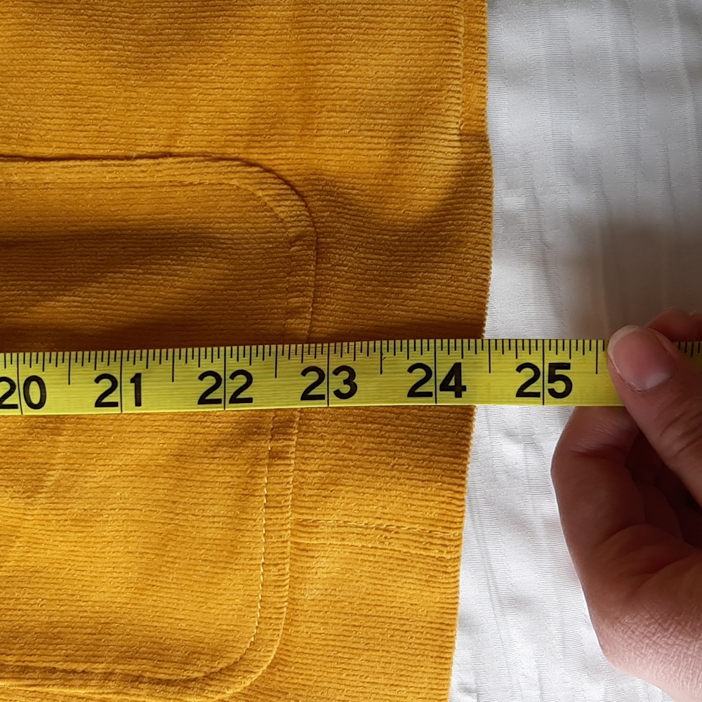 Mustard corduroy blazer - Picture 9 of 11